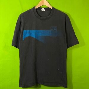 XL Davidoff Cool Water T Shirt Mens Black Graphic Tee VTG 90s Cologne